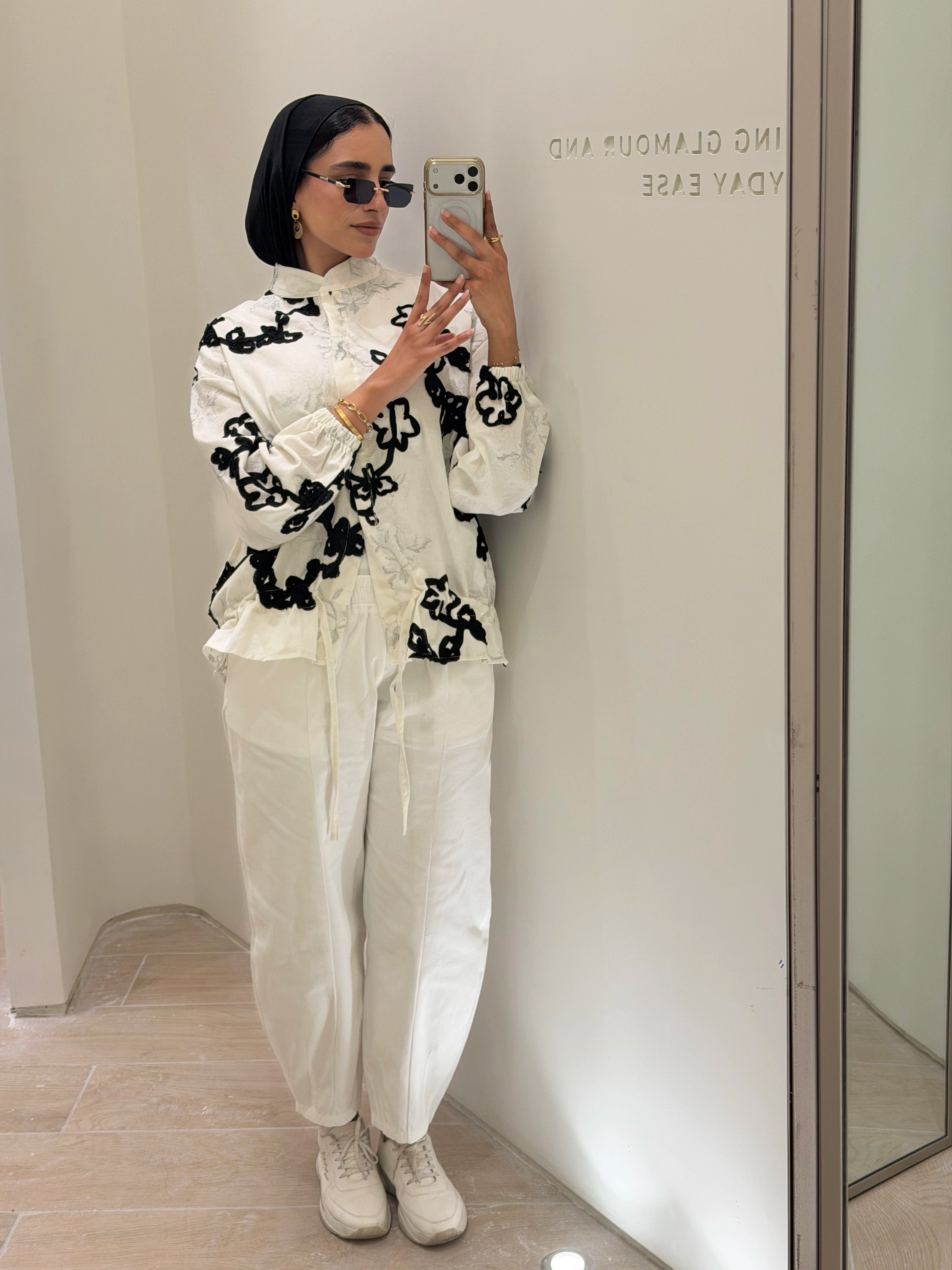 Black floral Jacket