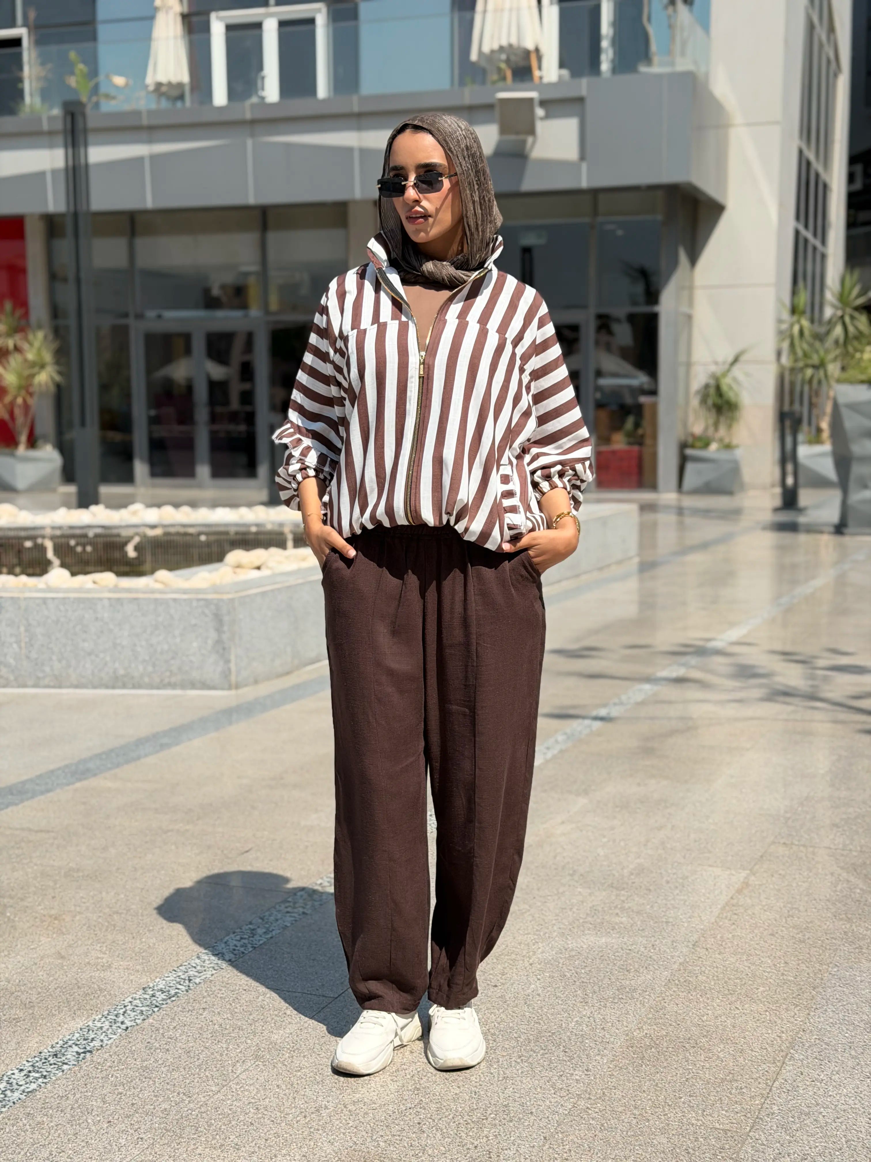 Striped katan Jacket