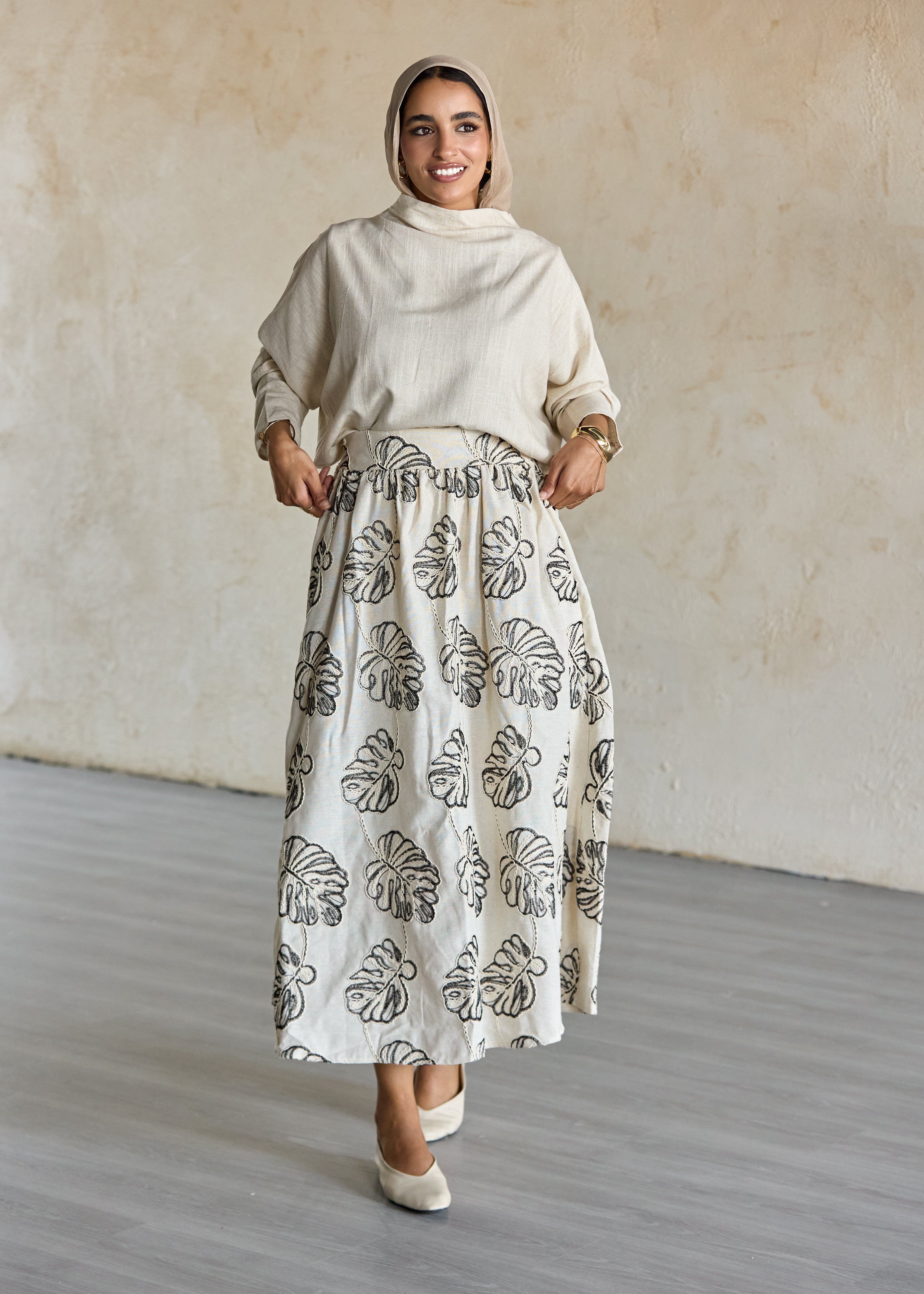 Moonlit Palm Skirt