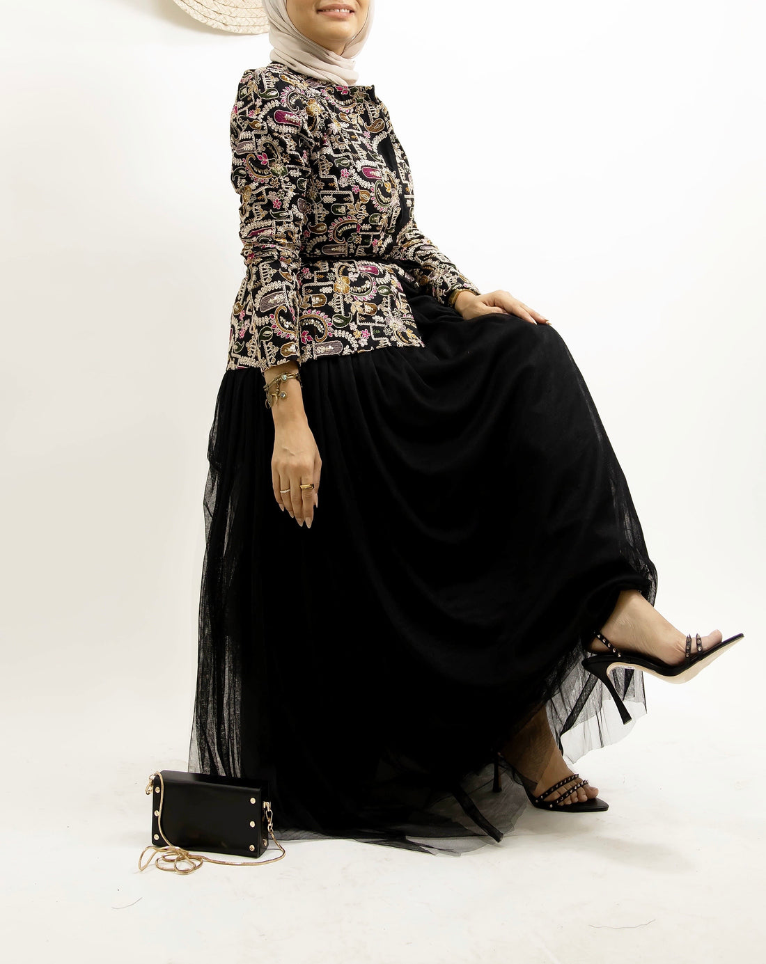 Royal bloom skirt