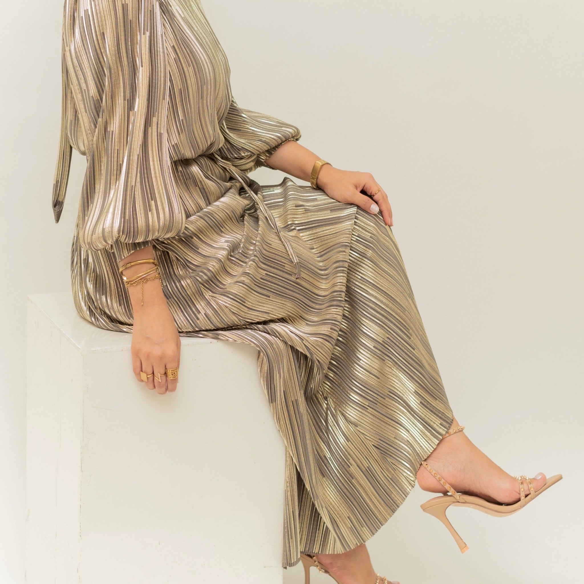 Pleated Twilight Dress