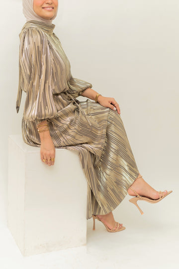 Pleated Twilight Dress