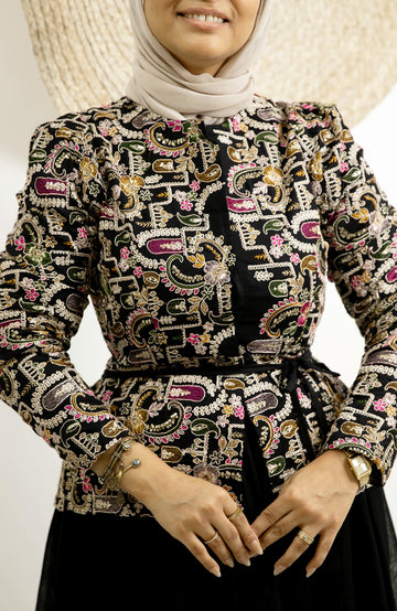 Royal bloom blazer