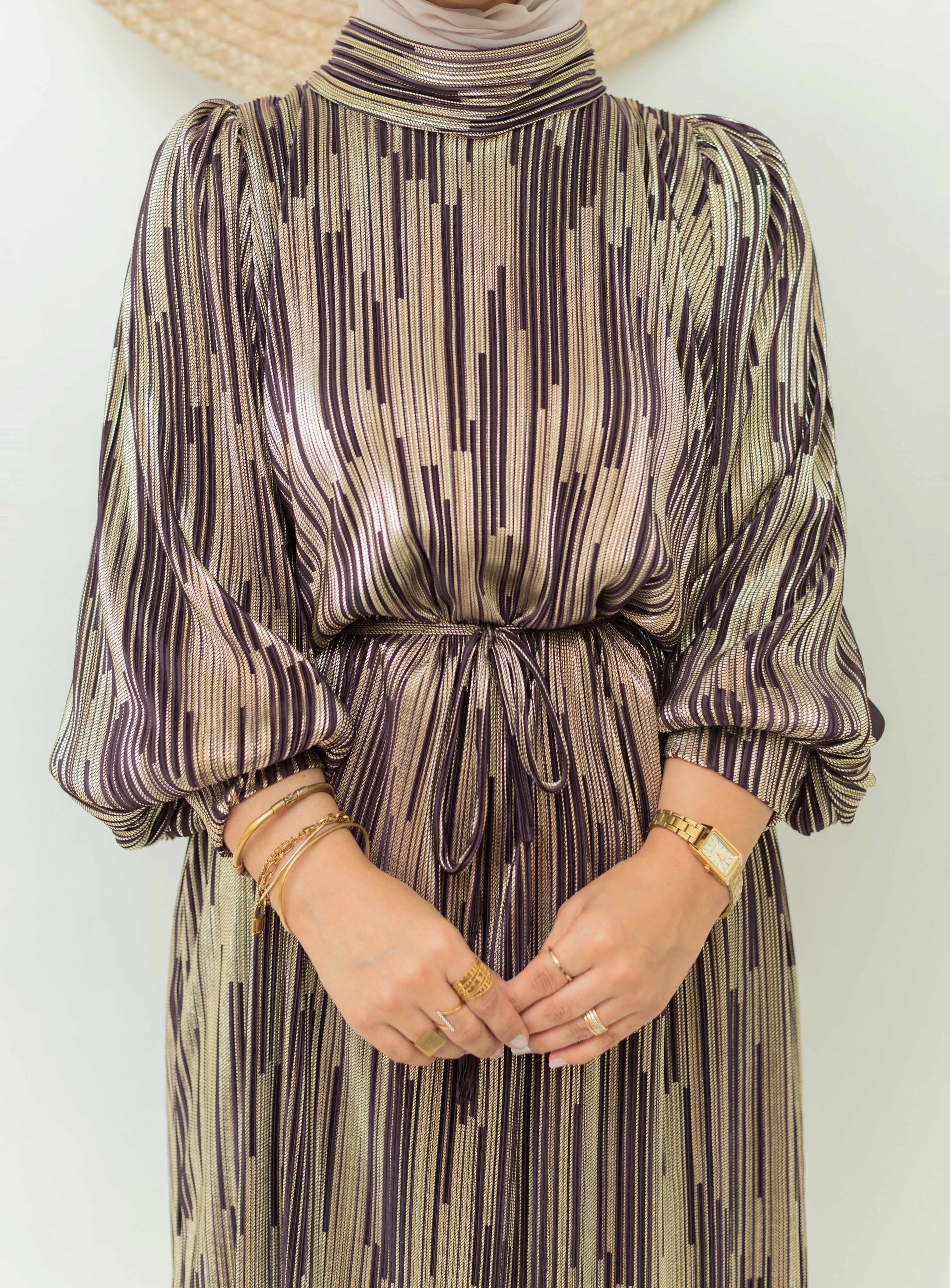 Pleated Twilight Dress