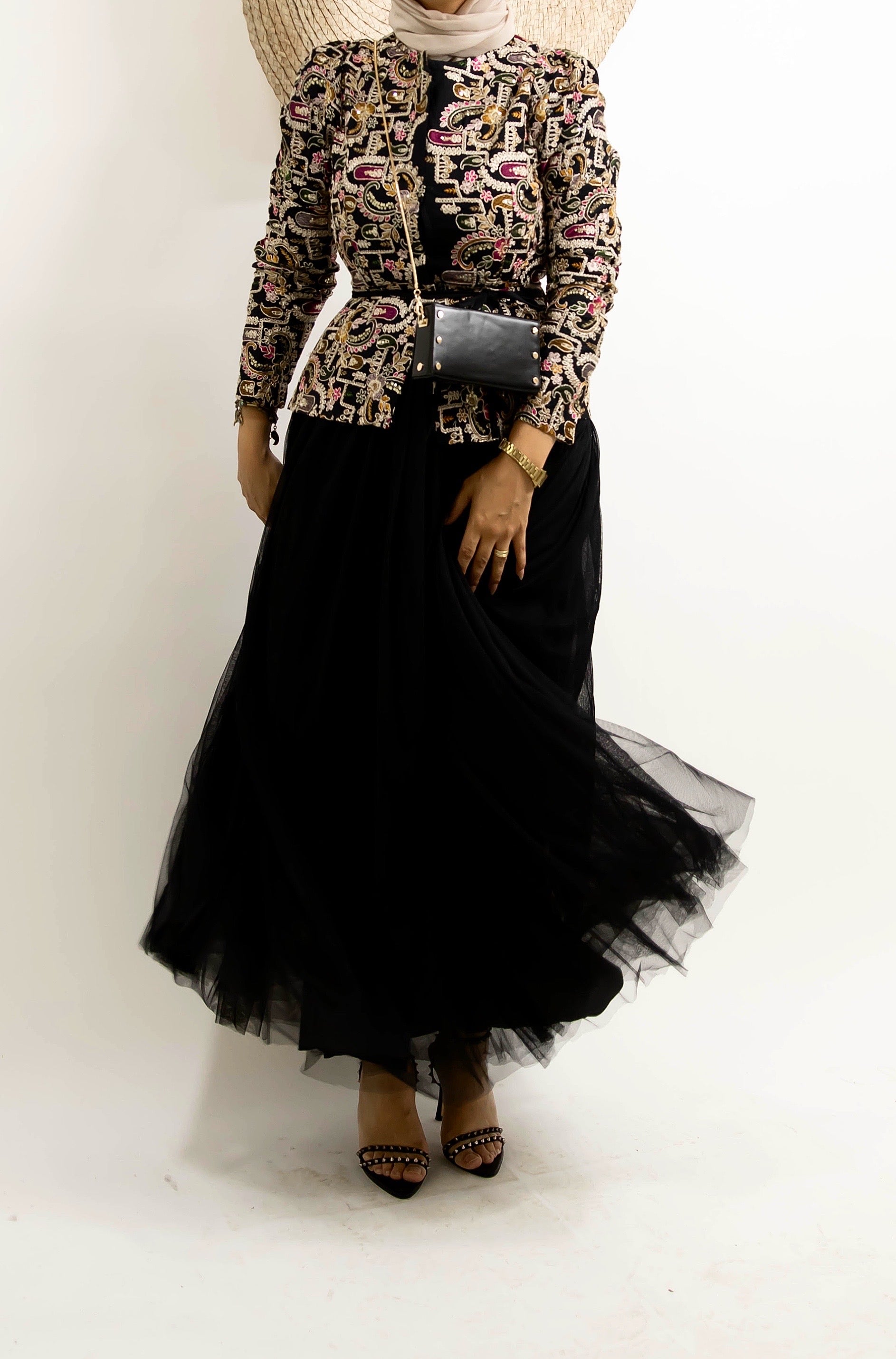 Royal bloom blazer