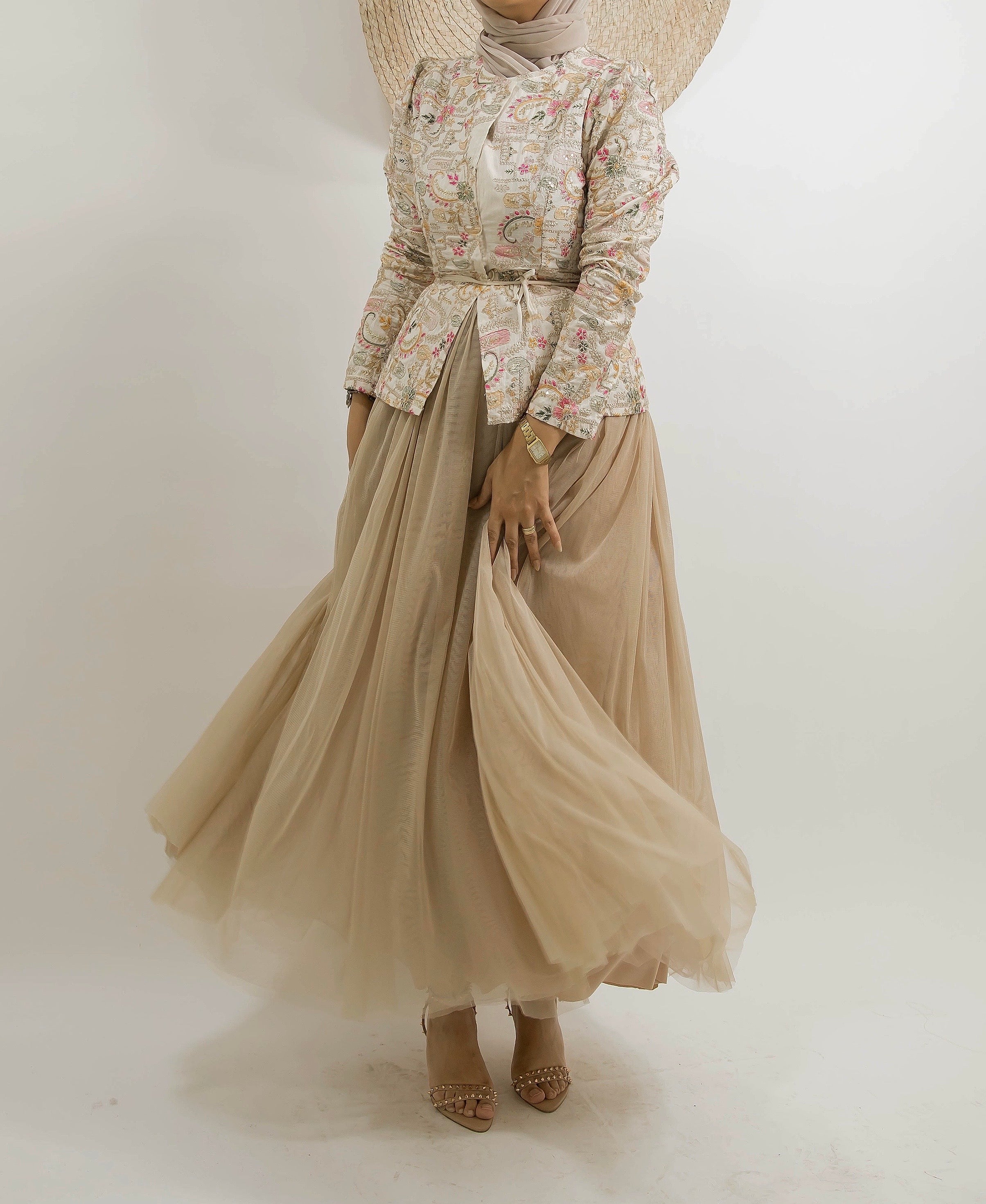 Royal bloom skirt