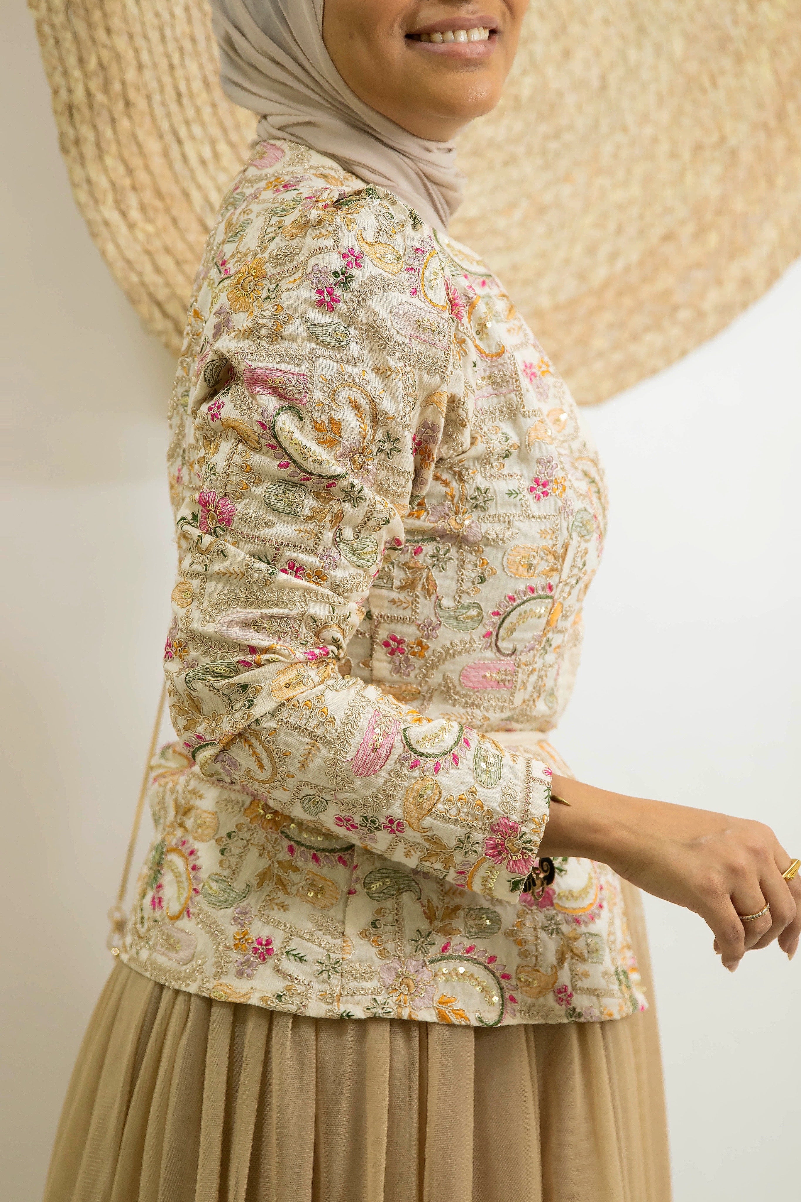 Royal bloom blazer