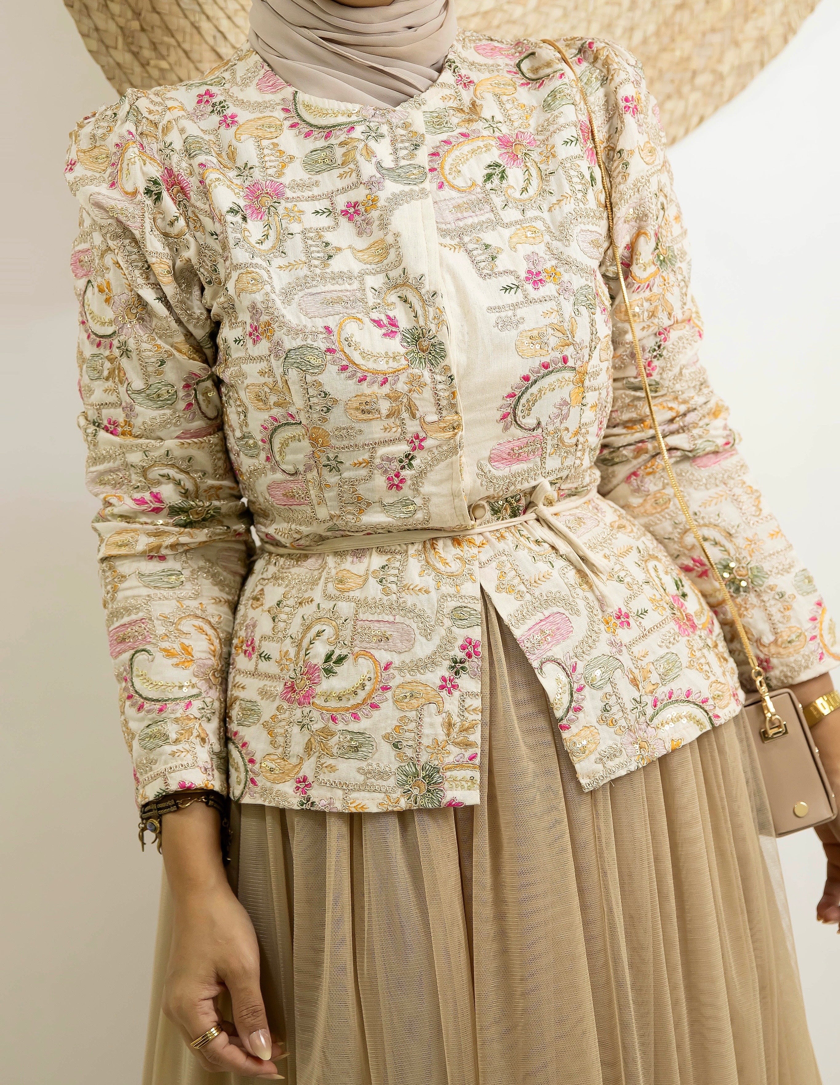 Royal bloom blazer